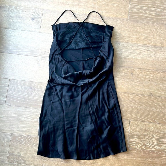 Black Cocktail Dress ZARA | NEW WITH TAGS - Picture 3 of 6